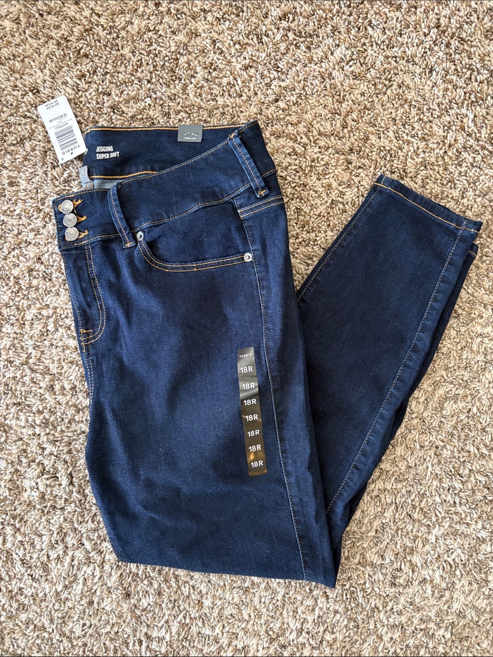 torrid Dark Blue High-Rise Jeggings